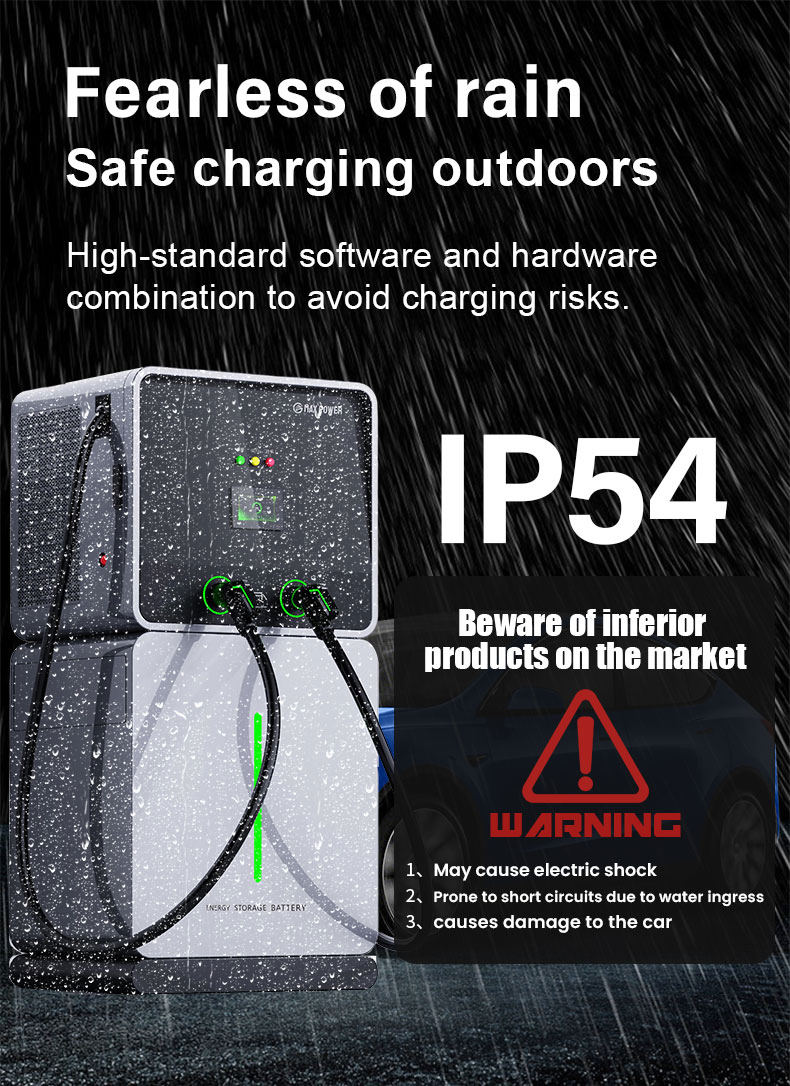 Evse Manufacturers Gbt Mobile Battery Storage Power Bank 60kw EV Car DC Charger Fast Charging Station for Road Rescue 60kwh