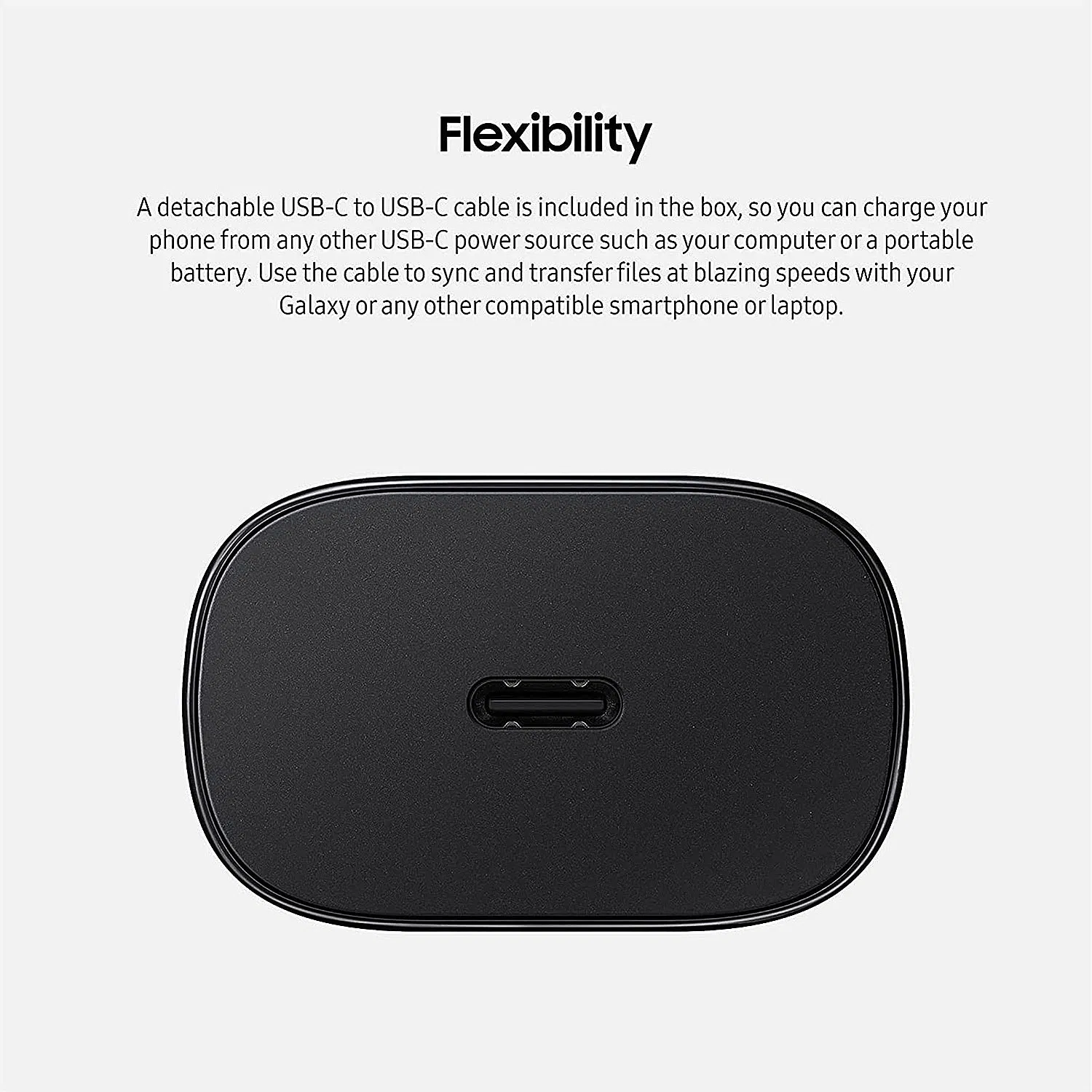 Wall Power Adapter for Samsung iPhone Fast 25W USB-C Power Adapter Type-C Quick Travel Adapter Mobile Adapter Accessories