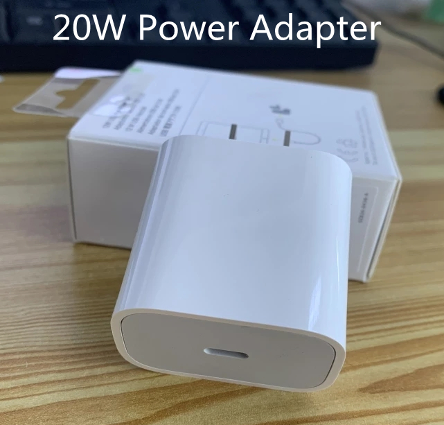 Us EU UK Pd 20W USB-C Fast Charging Power Supplier 20W Power Adapter for iPhone Charger Pd Fast Wall Charger Adapter for Apple 18W 5W 25W Wholesale