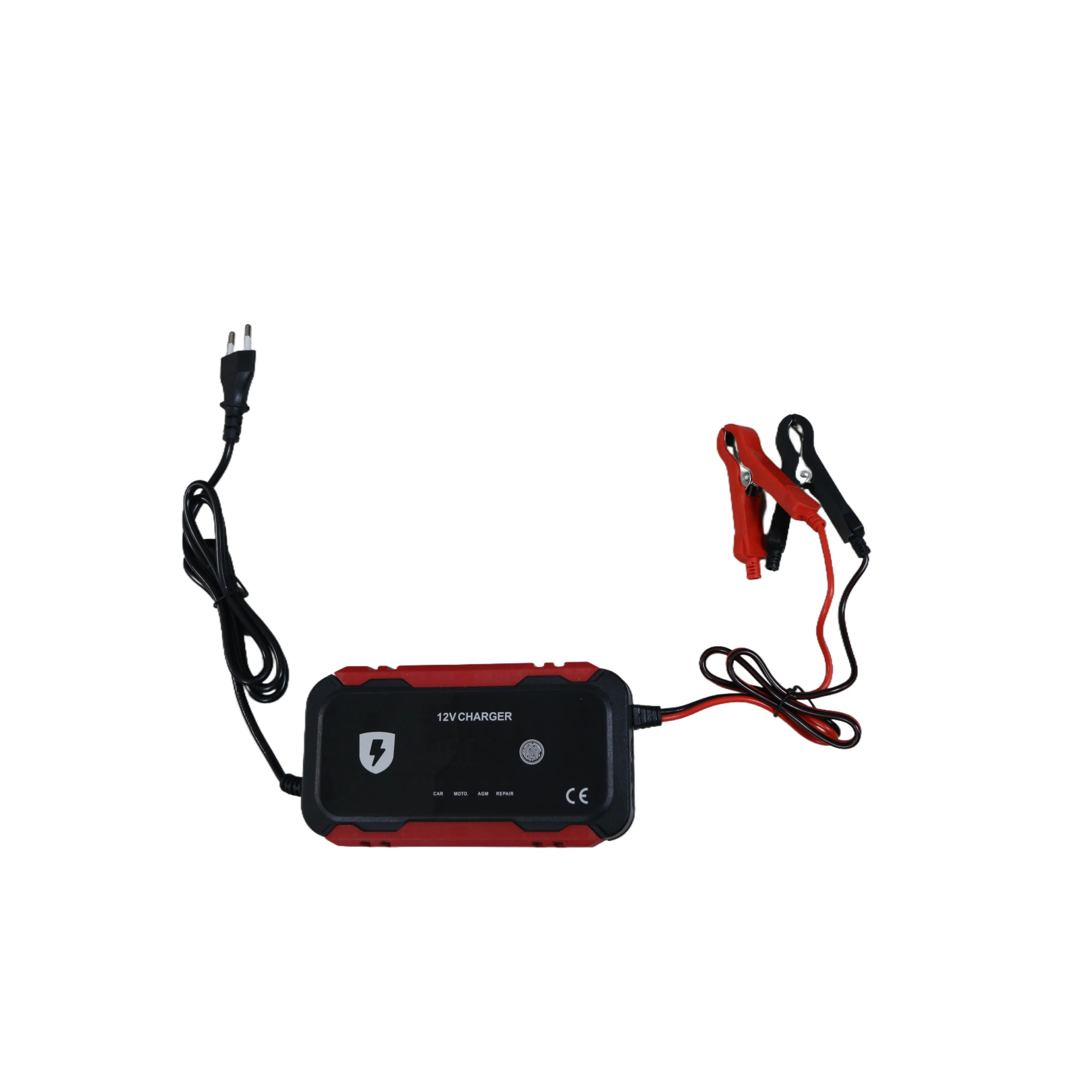 Pulse Repair 12V 6A Lead Acid Battery Charger LCD Display Smart Motorcycle SUV Car Battery Charger