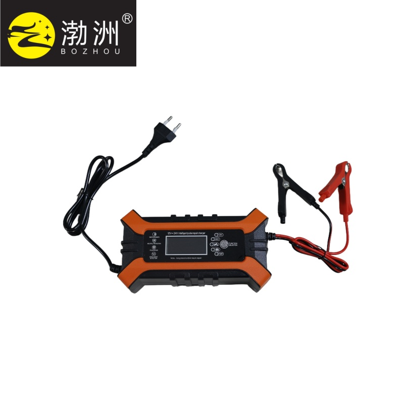 Smart Red 6A Battery Charger with Advanced Pulse Repair Technology