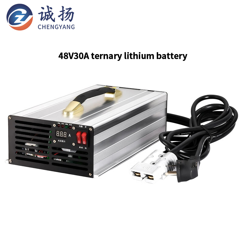 48V30A Ternary Lithium Battery Fast Charger, Intelligent Pulse Charger Tram Charger Electric Vehicle Electric Tricycle Charger