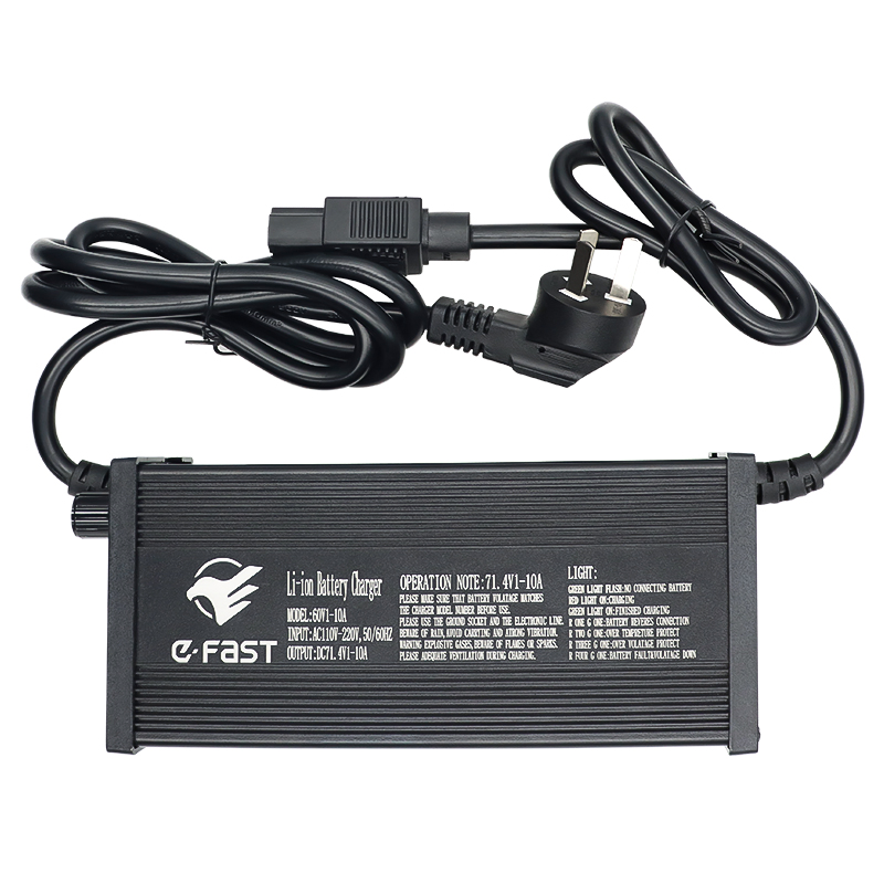 48V Series 54.6V 13s Li-ion Battery Charger 58.4V 16s LiFePO4 Battery Charger 3.7V in Series Battery Pack Aluminum Alloy