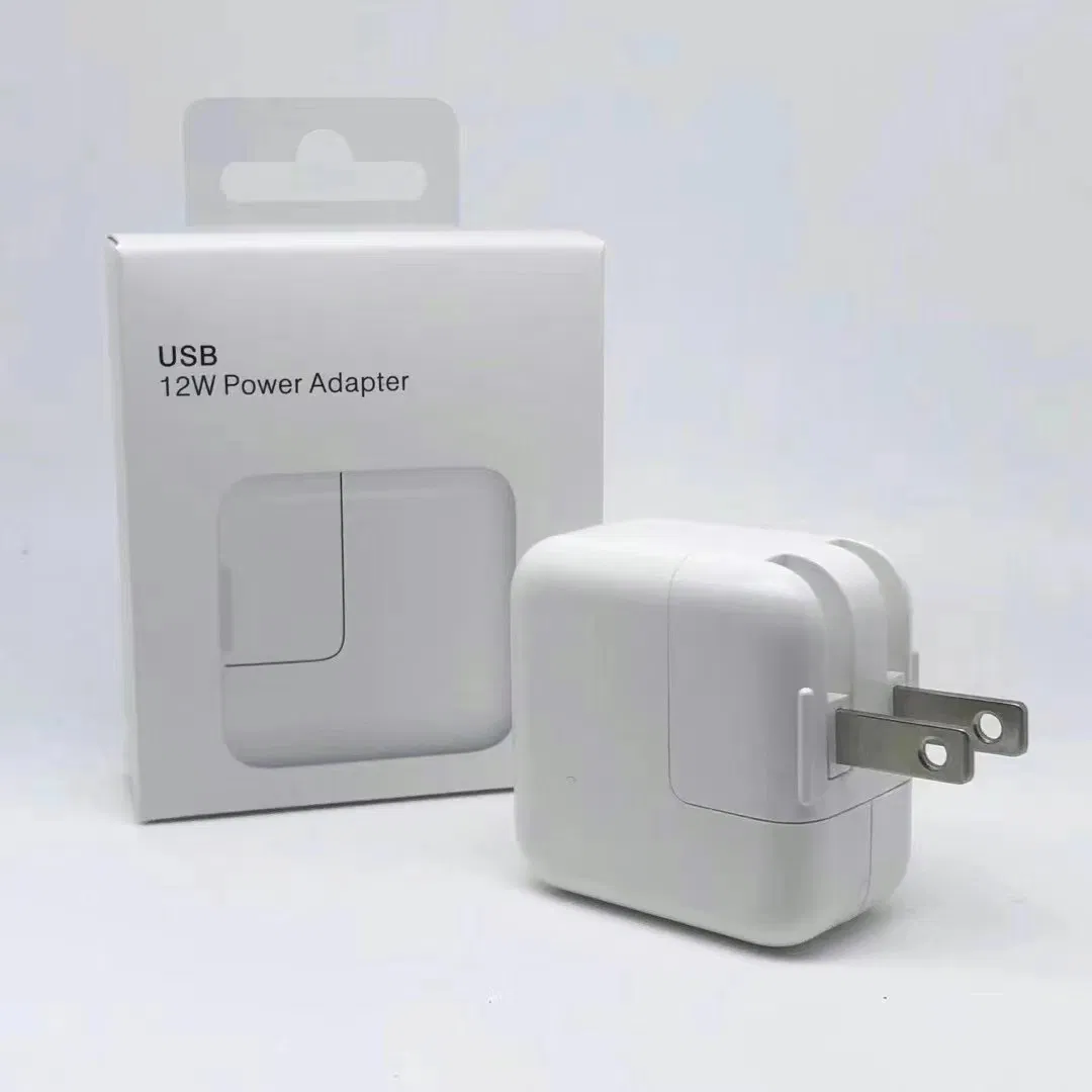 Wholesale High Quality Fast Charger Adaptor for iPad for iPhone 12W Original Quality Charger Cell Phone Foldable Travel 12W Wall Pd USB Charger Power Adapter