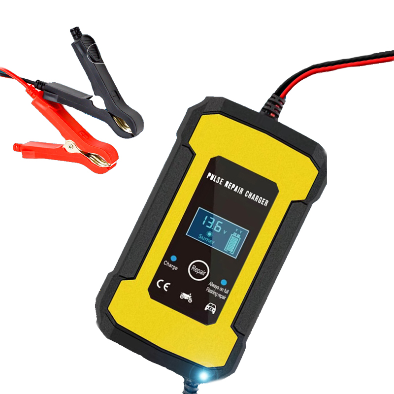 Durability Protection Pulse Repair Smart 12V 100ah Car Lead-Acid Battery Charger