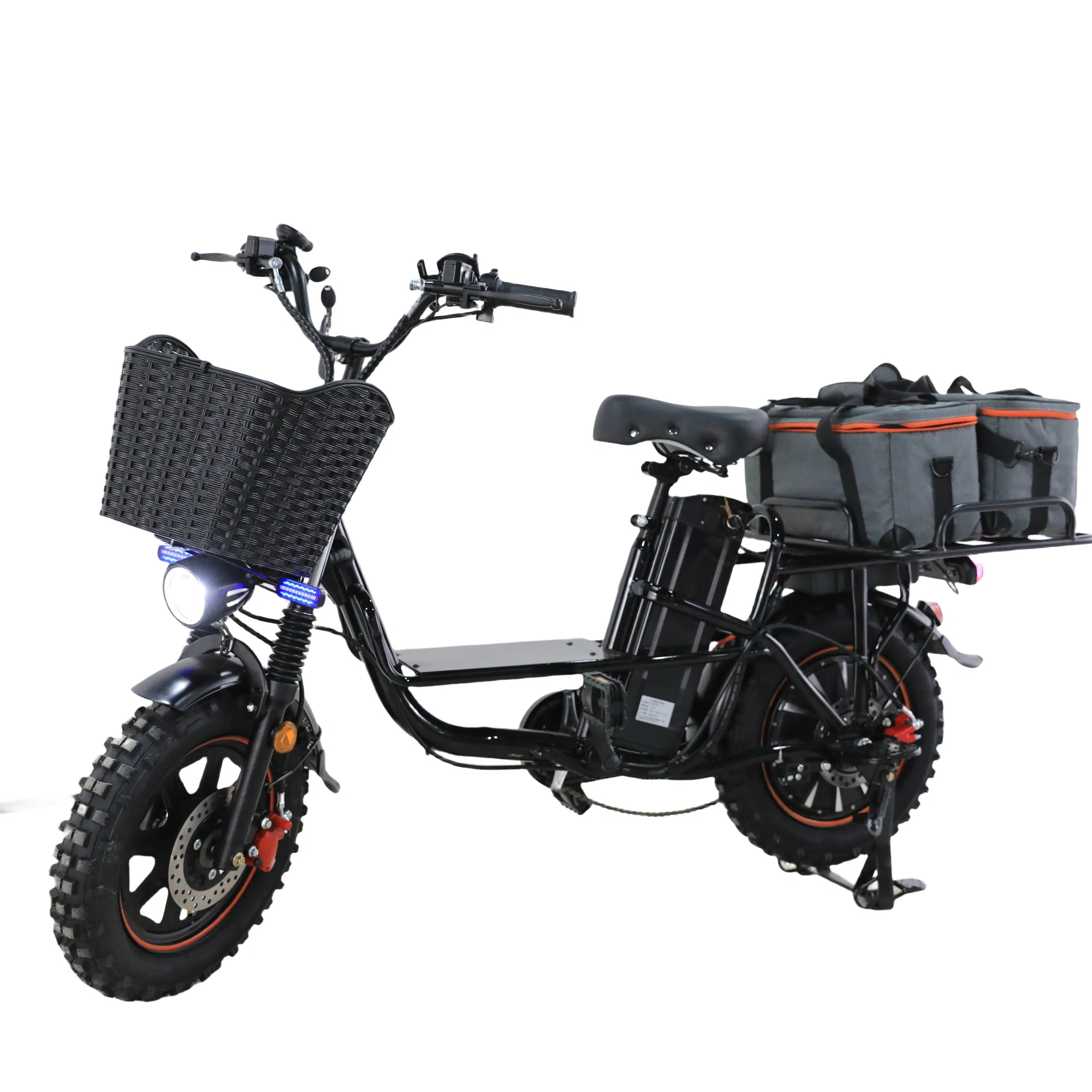 16inch Electric Motorcycles Electric Bike 350W 500W Wholesale Front and Rear Disc Brakes Electric Motorcycle Moped