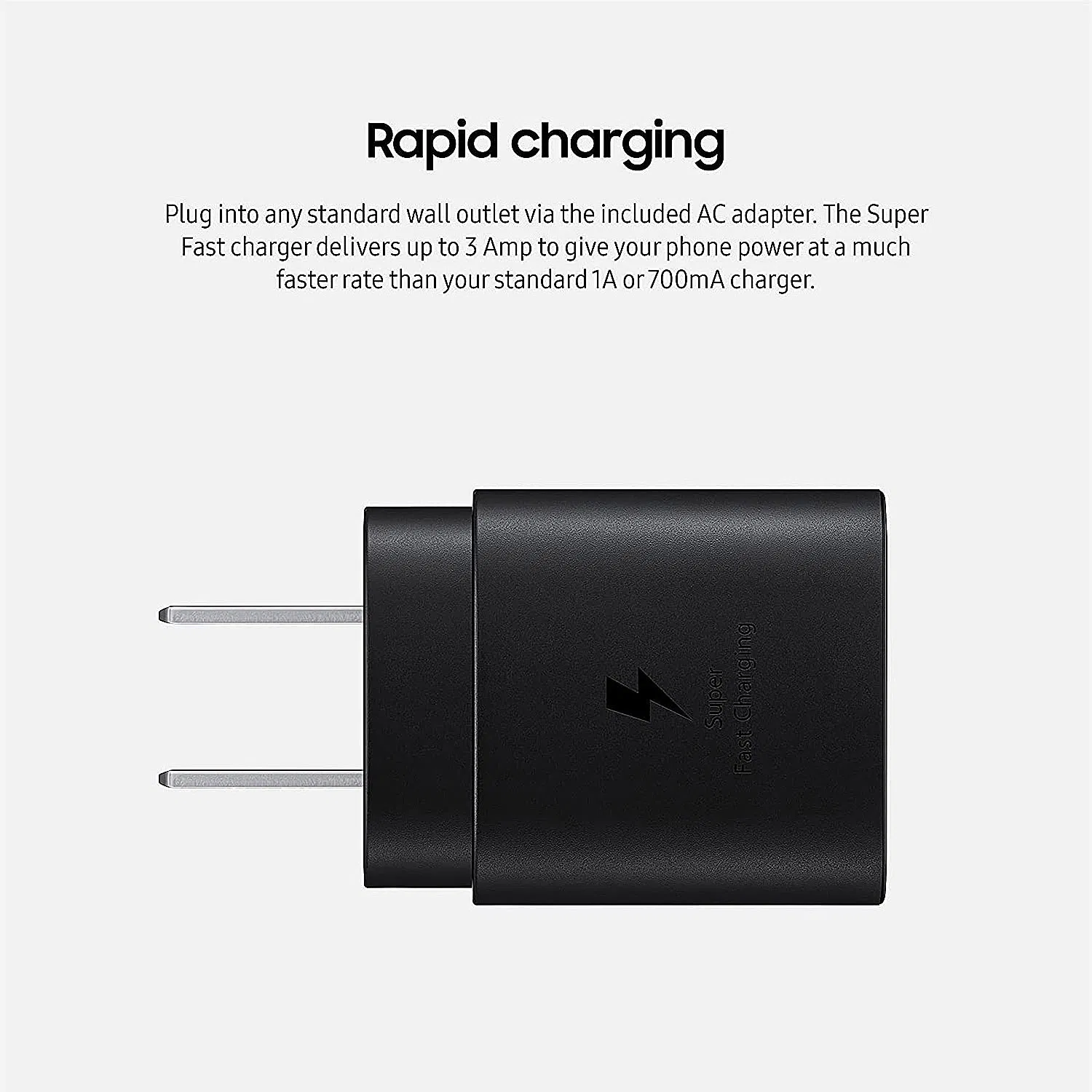 Wall Power Adapter for Samsung iPhone Fast 25W USB-C Power Adapter Type-C Quick Travel Adapter Mobile Adapter Accessories