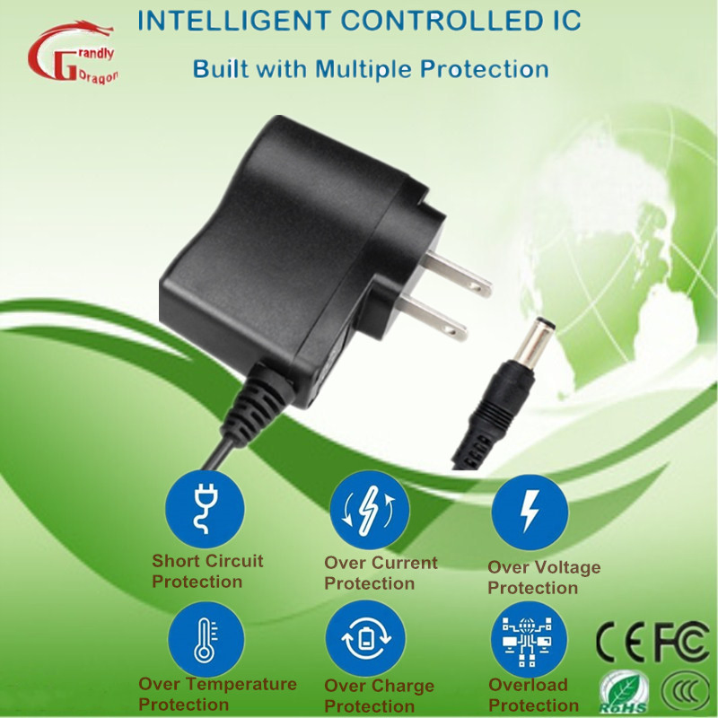 Wall Mounted Portable Travel Battery Charger AC DC Power Adapter Switching Power Supply 5V 1A 1.5A 2A 2.5A 3A 3.5A 4A 4.5A 5A 6A CE FCC RoHS Approved