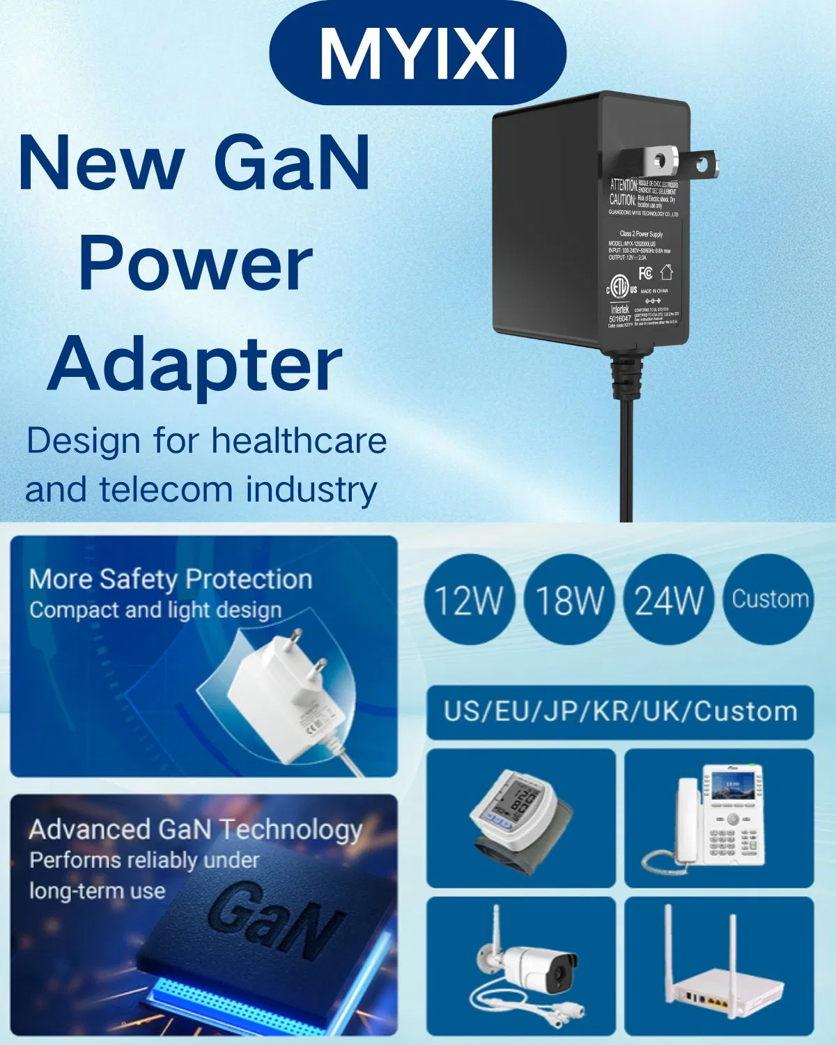 Portable 12V 2A Car Power Adapter with Cigarette Lighter Socket for Air Pump Cooler Box Travel Use