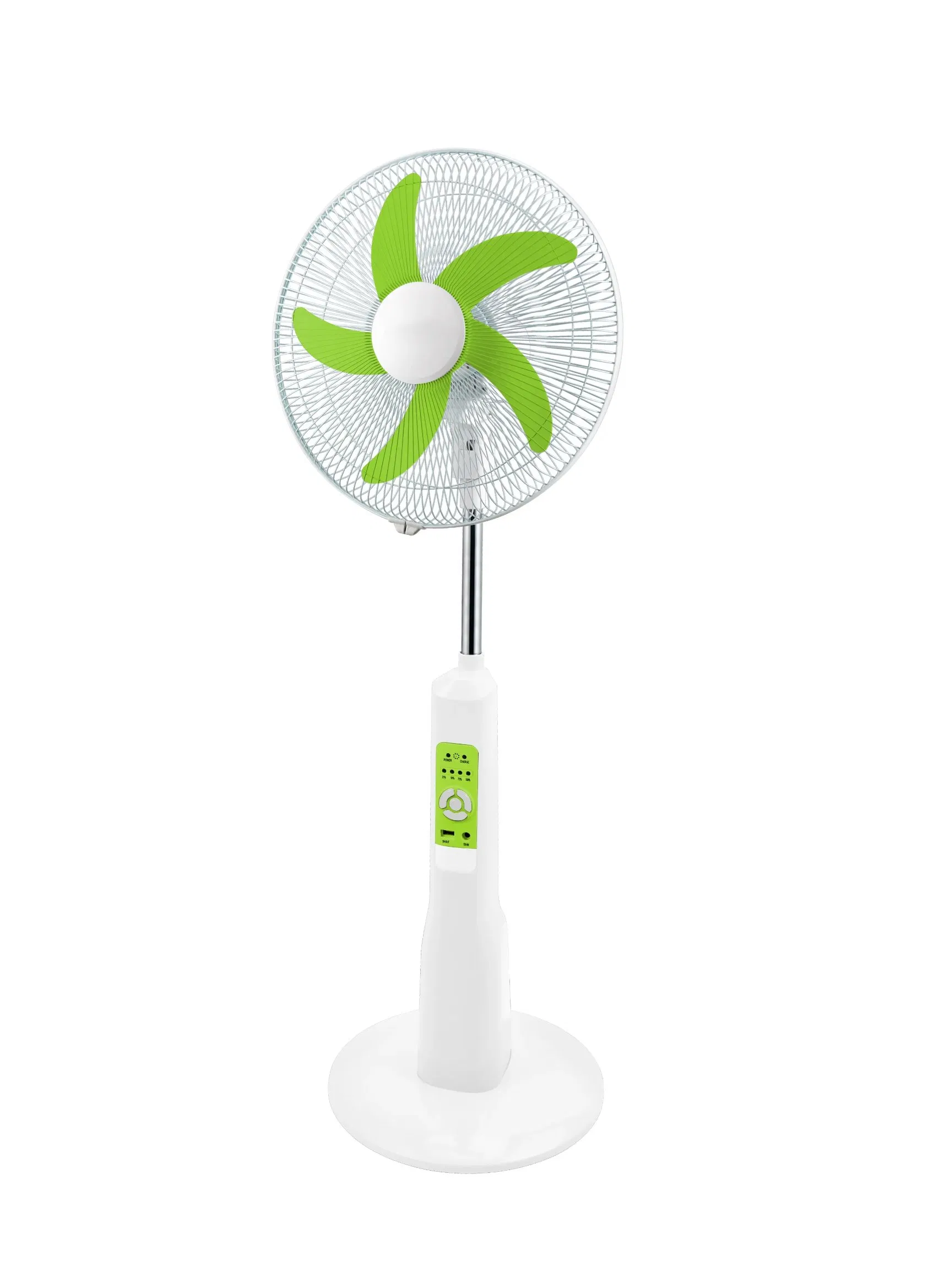 2026 New Solar Fan Solar Rechargeable Stand Solar Fan for Home Light