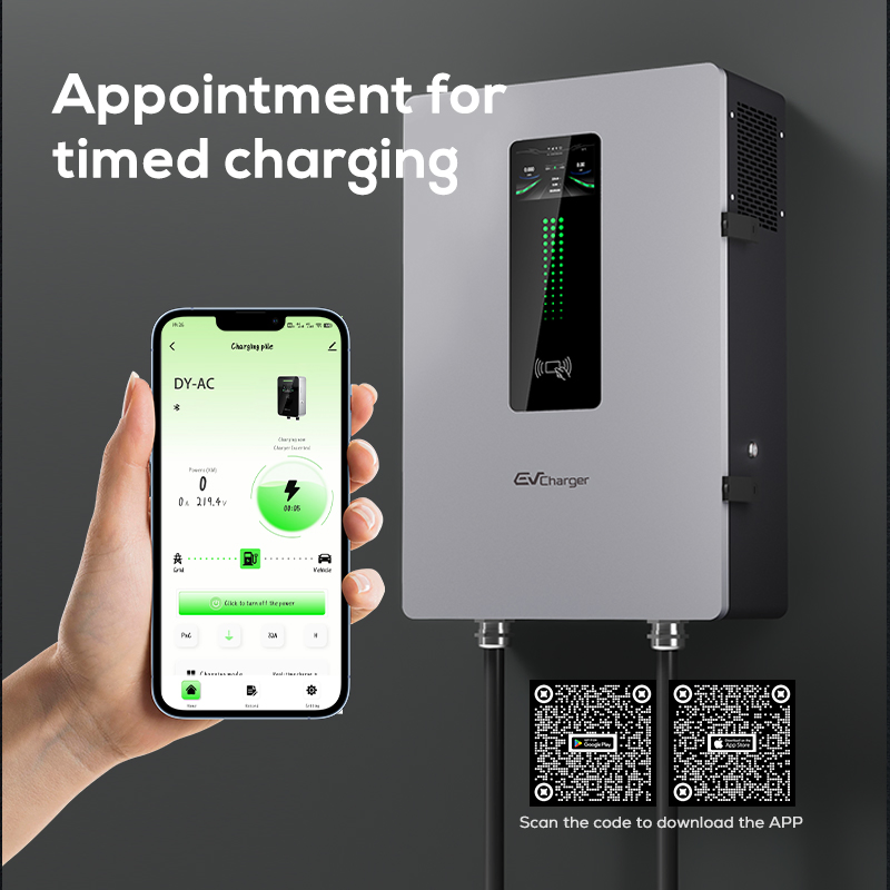 Ovrod 40kw Fast DC Home Electric Car EV Charger Wall-Mounted 100A E V Charging Stations with Inverters GB/T Fast Charging System