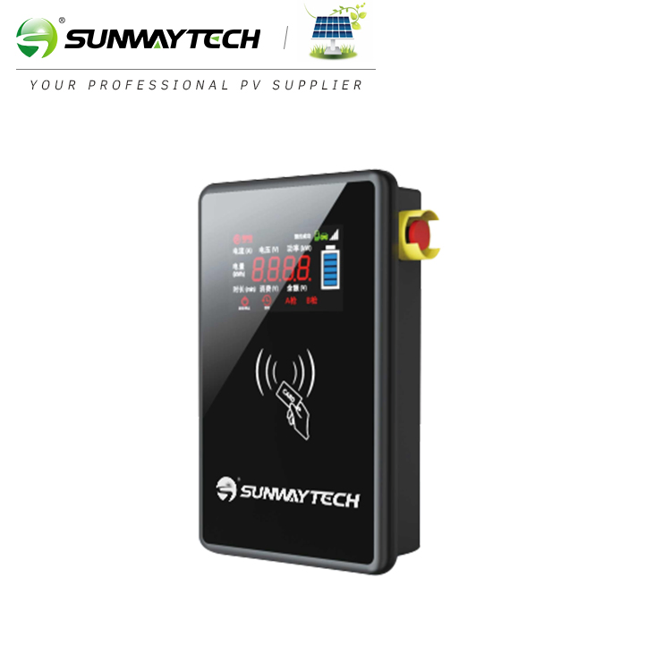 Sunway Complete Solar PV Home System Wall Mount EV Charger Level 2 Electric Car Charging Charger Wallbox 7kw Electric Car EV for Solar System
