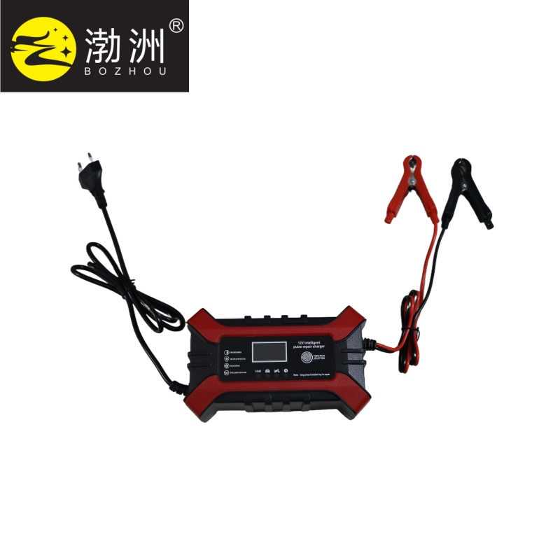 Smart Red 6A Battery Charger with Advanced Pulse Repair Technology