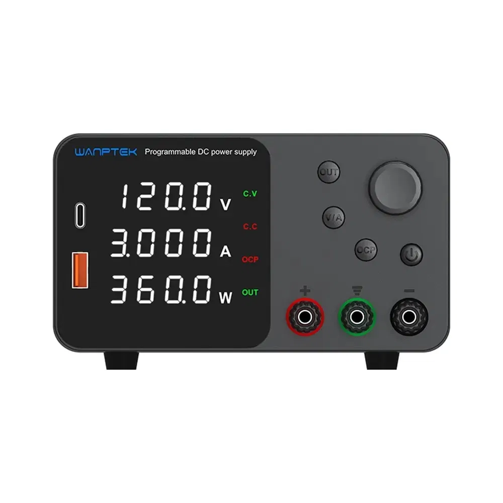 120V 3A Adjustable DC Power Supply, Constant Voltage, Constant Current, Portable