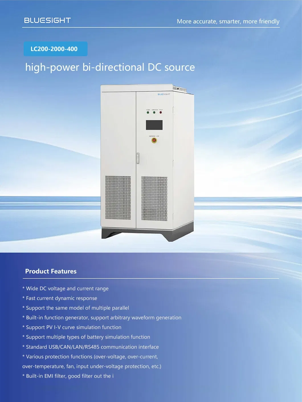 Detailed Specification Chart