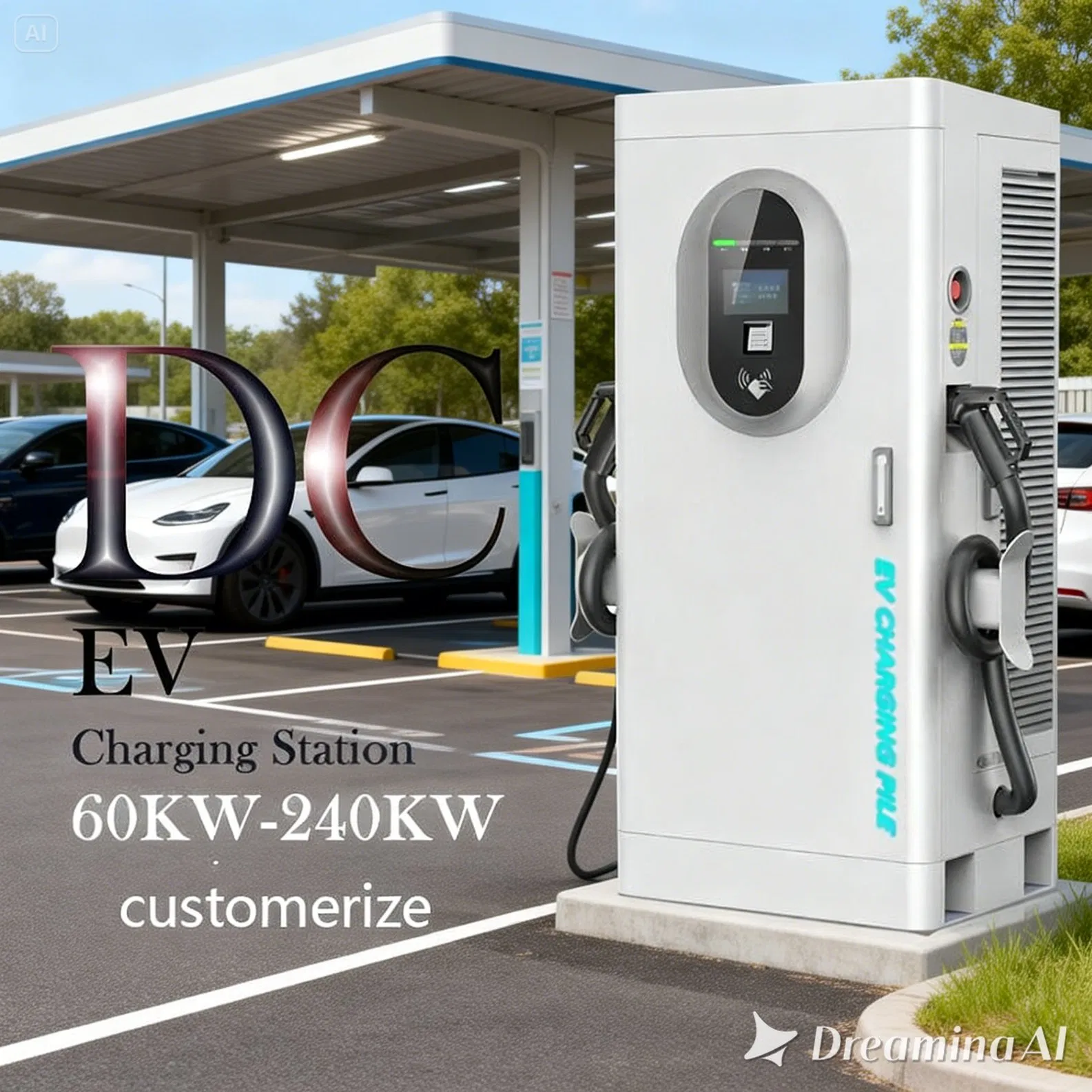 160kw Dual Gun DC EV Charger