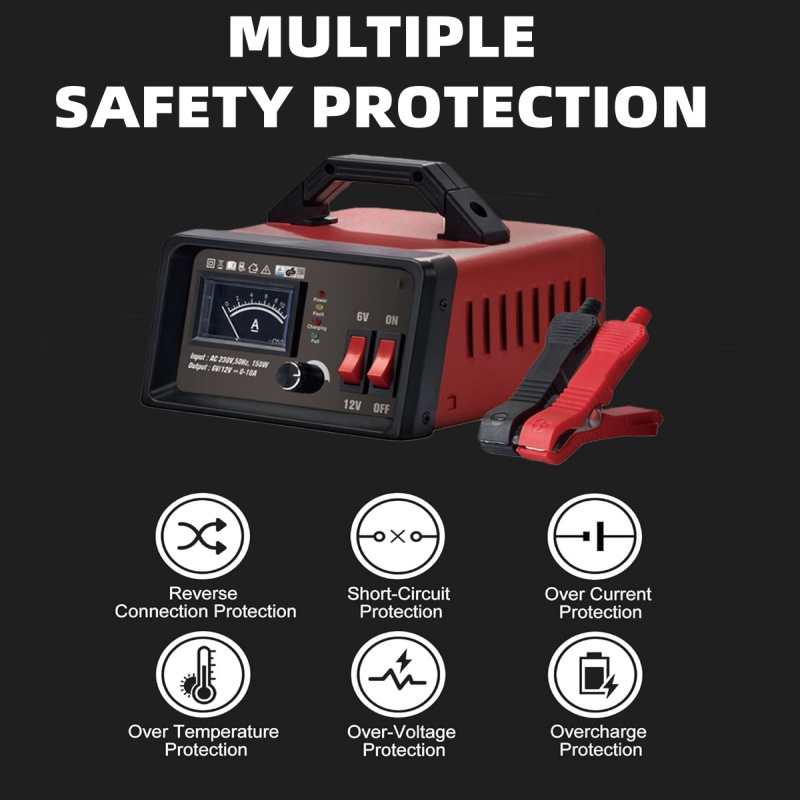 Automatic Motorcycle Pulse Repair Car Battery Charger (48232007)