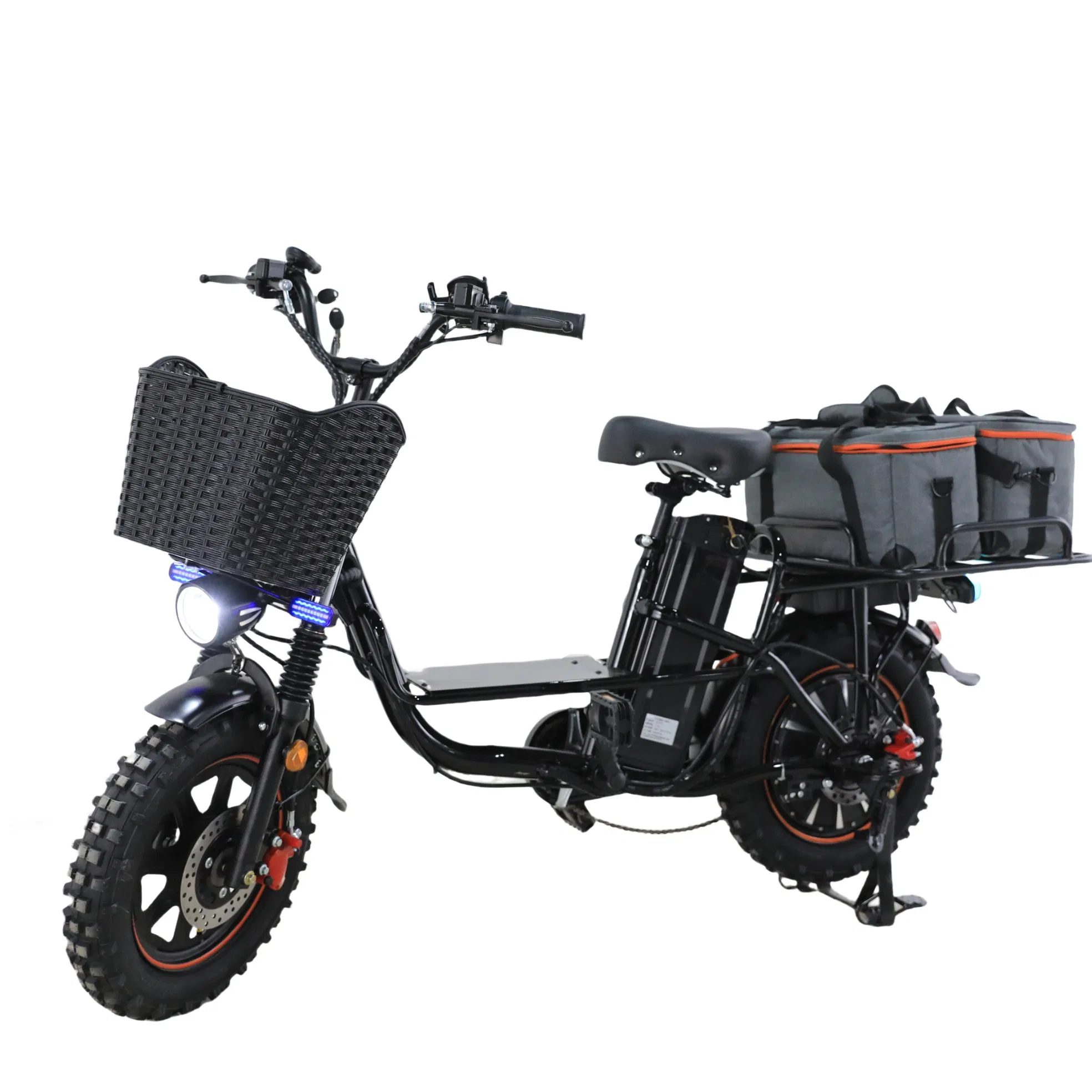 16inch Electric Motorcycles Electric Bike 350W 500W Wholesale Front and Rear Disc Brakes Electric Motorcycle Moped