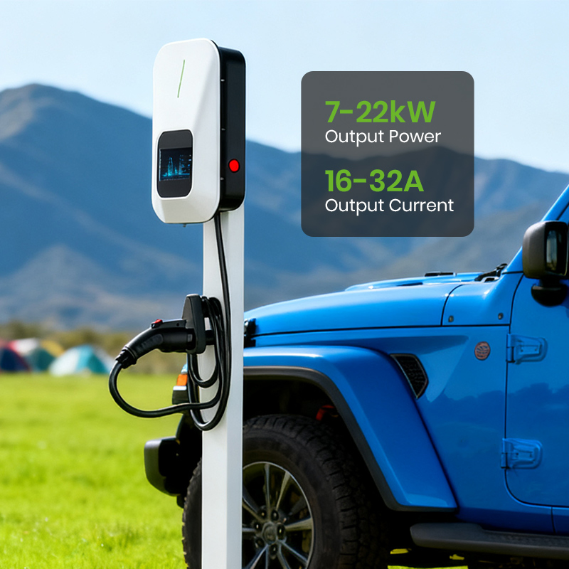 Home Use Electric Vehicle GB/T 16A Type 1 2 Wallbox AC EV Charger