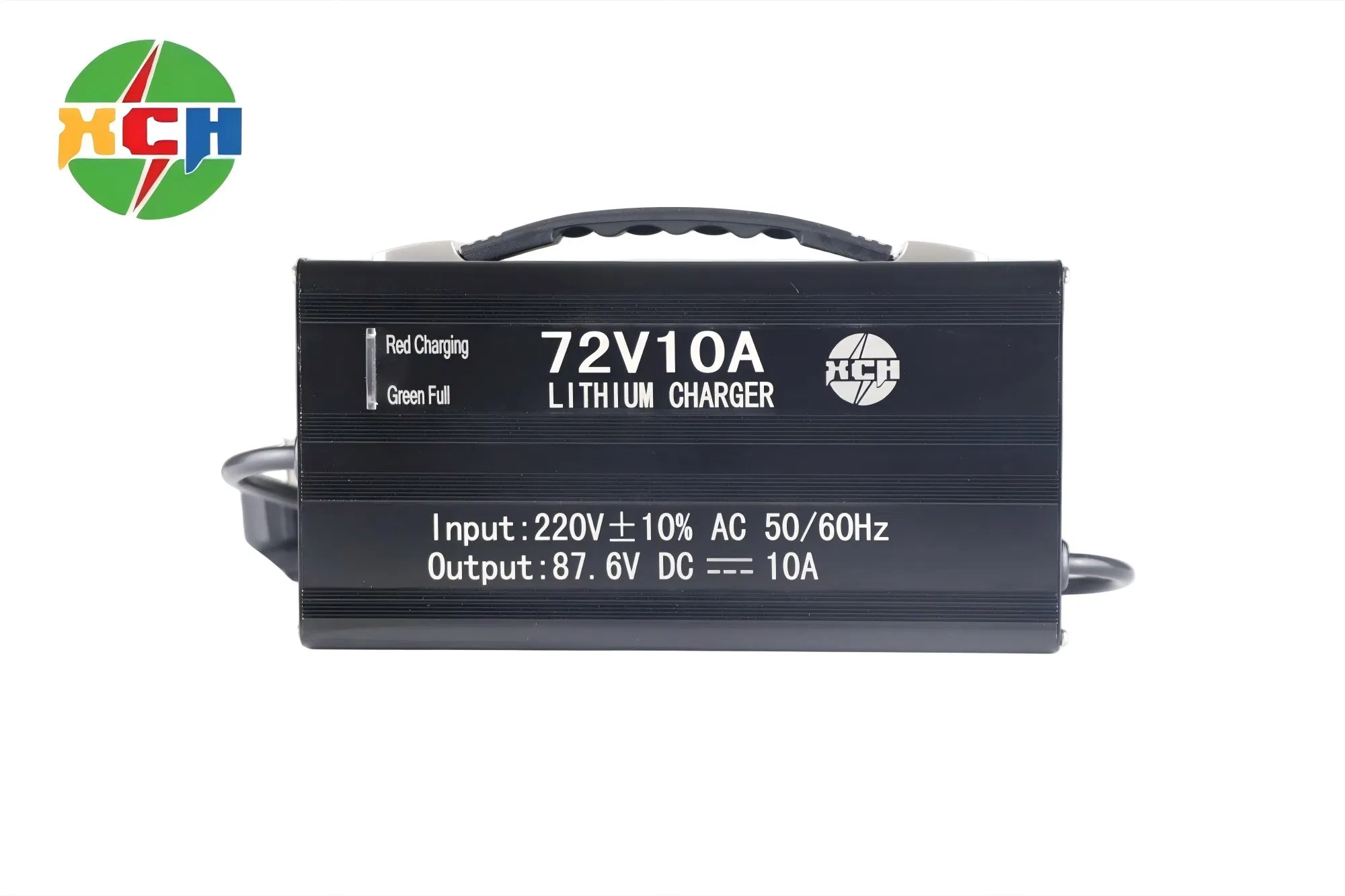 72V 10A LiFePO4 Battery Charger 87.6V Output IP65 Waterproof for E-Bike, E-Scooter &amp; E-Motorcycle Auto-Shutoff