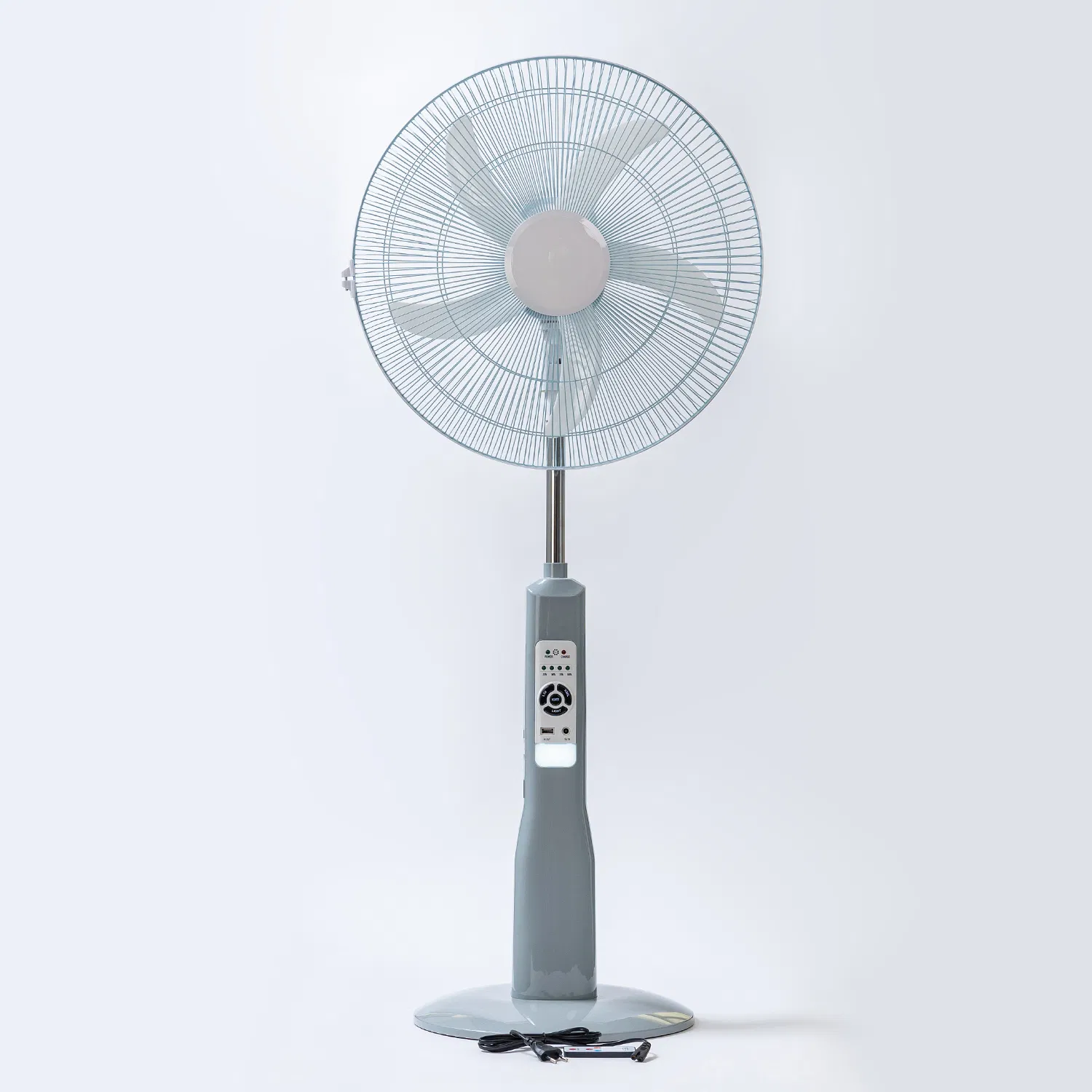 2026 New Solar Fan Solar Rechargeable Stand Solar Fan for Home Light