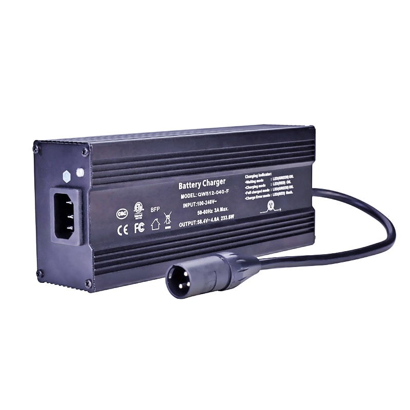 72V 73V 3A 3.5A Chargers 250W Outdoor IP54 IP56 Waterproof Charger for 20s 60V/64V LiFePO 4 LiFePO4 Battery Pack