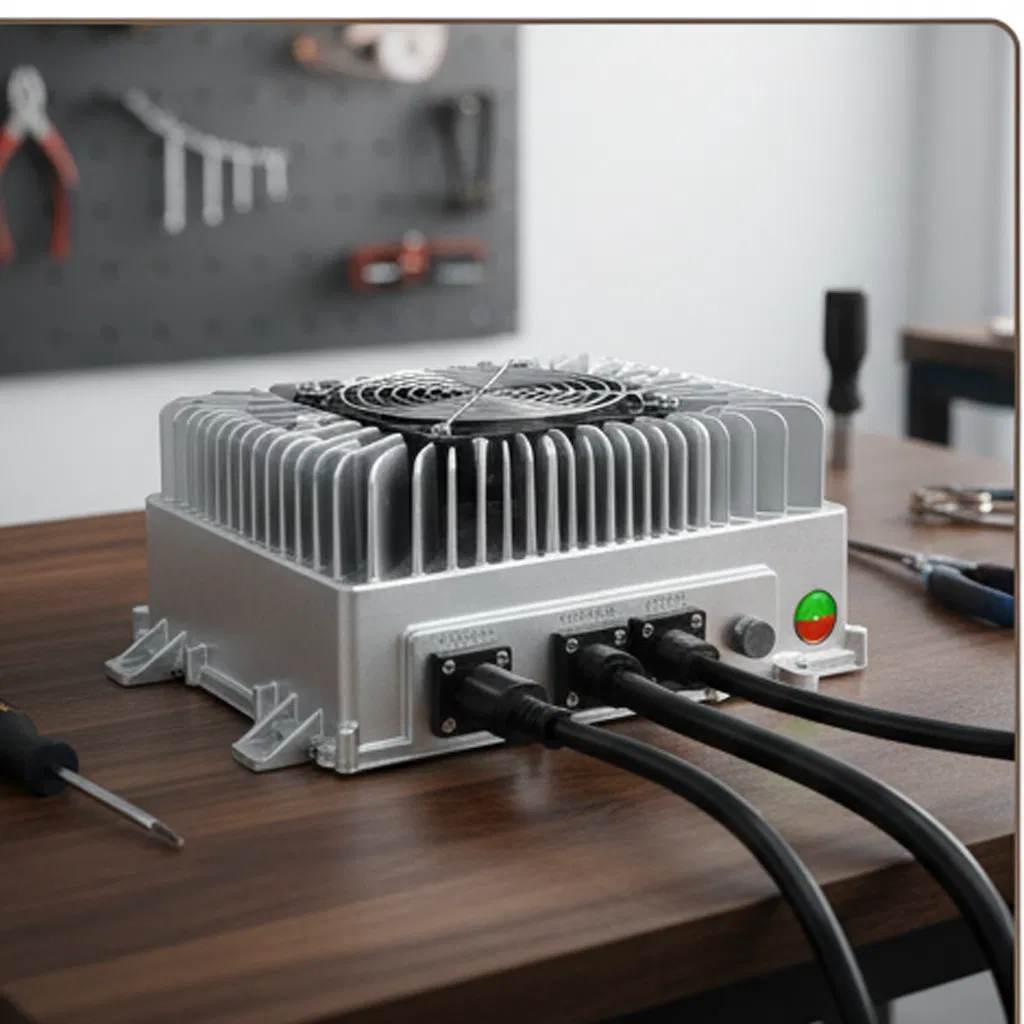 Advanced Waterproof Lithium Ion Battery Charger for Outdoor Use