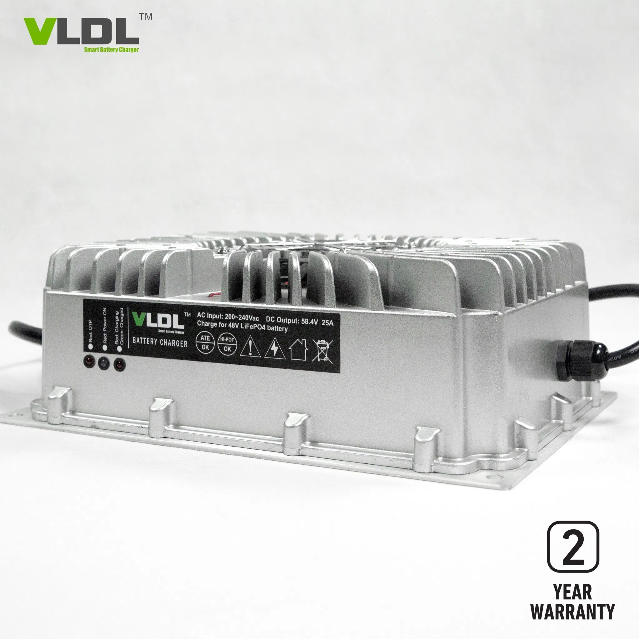 60V 15A Pfc Waterproof Battery Charger, IP65 or IP66 with Worldwide 110-230VAC Input