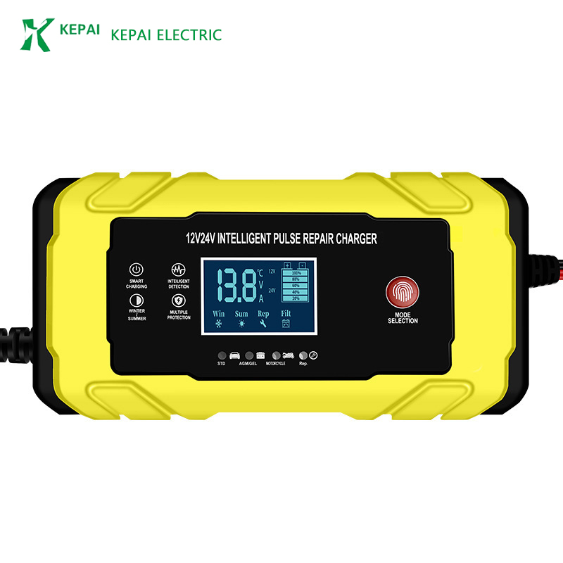 Smart Pulse Repair Battery Charger for 12V and 24V Vehicles