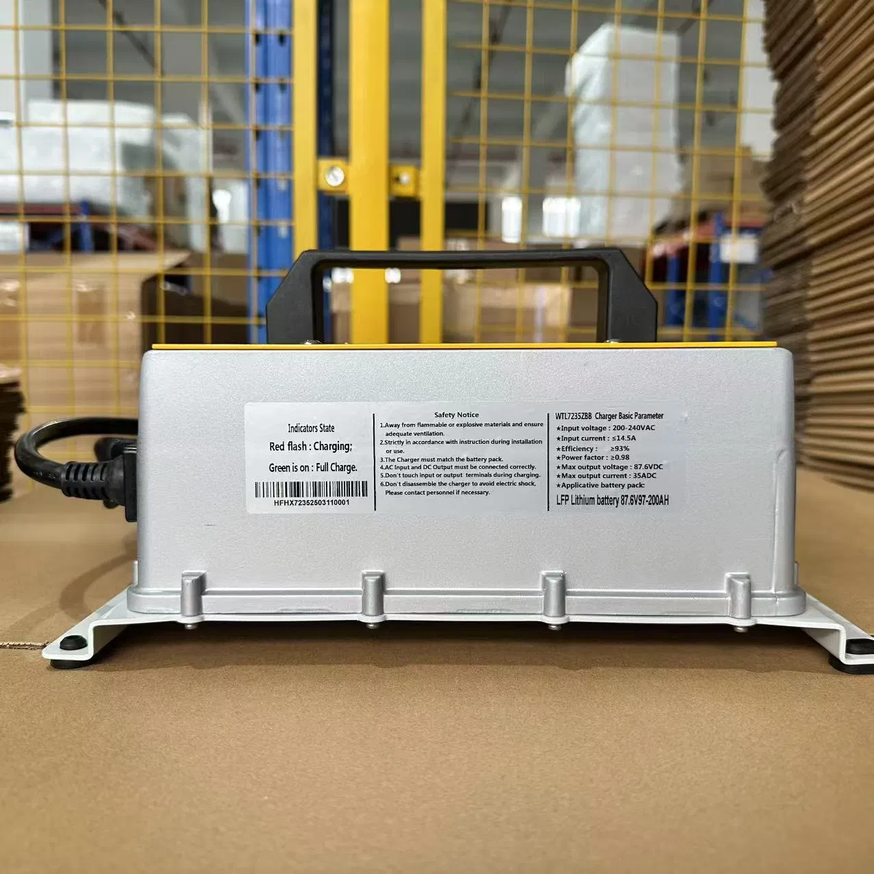 Smart 36V30A Lithium Battery Charger with Automatic Shut-off Feature