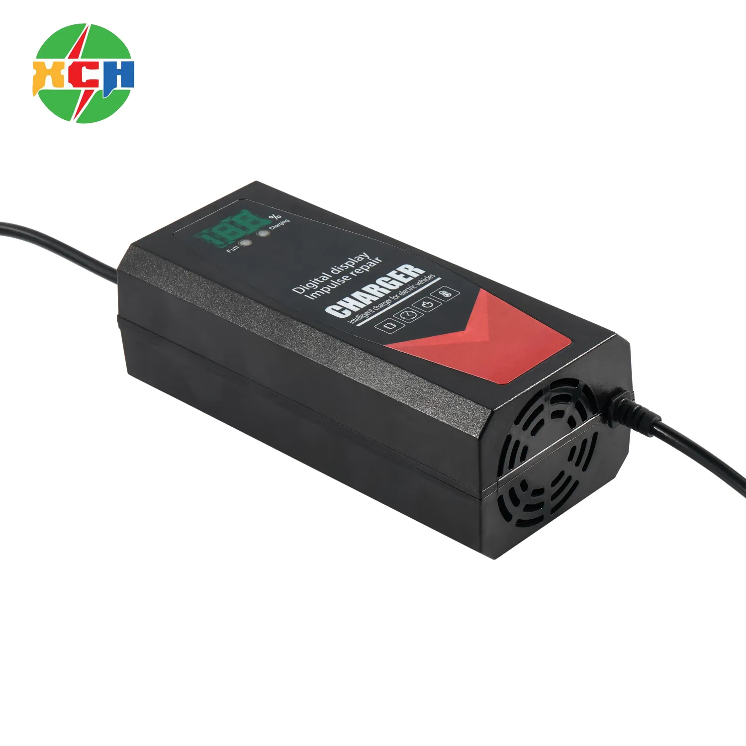 Smart 60V 4A Automatic Battery Charger for Lead Acid, 73.5V Output, Auto-Shutoff &amp; Overcharge Protection