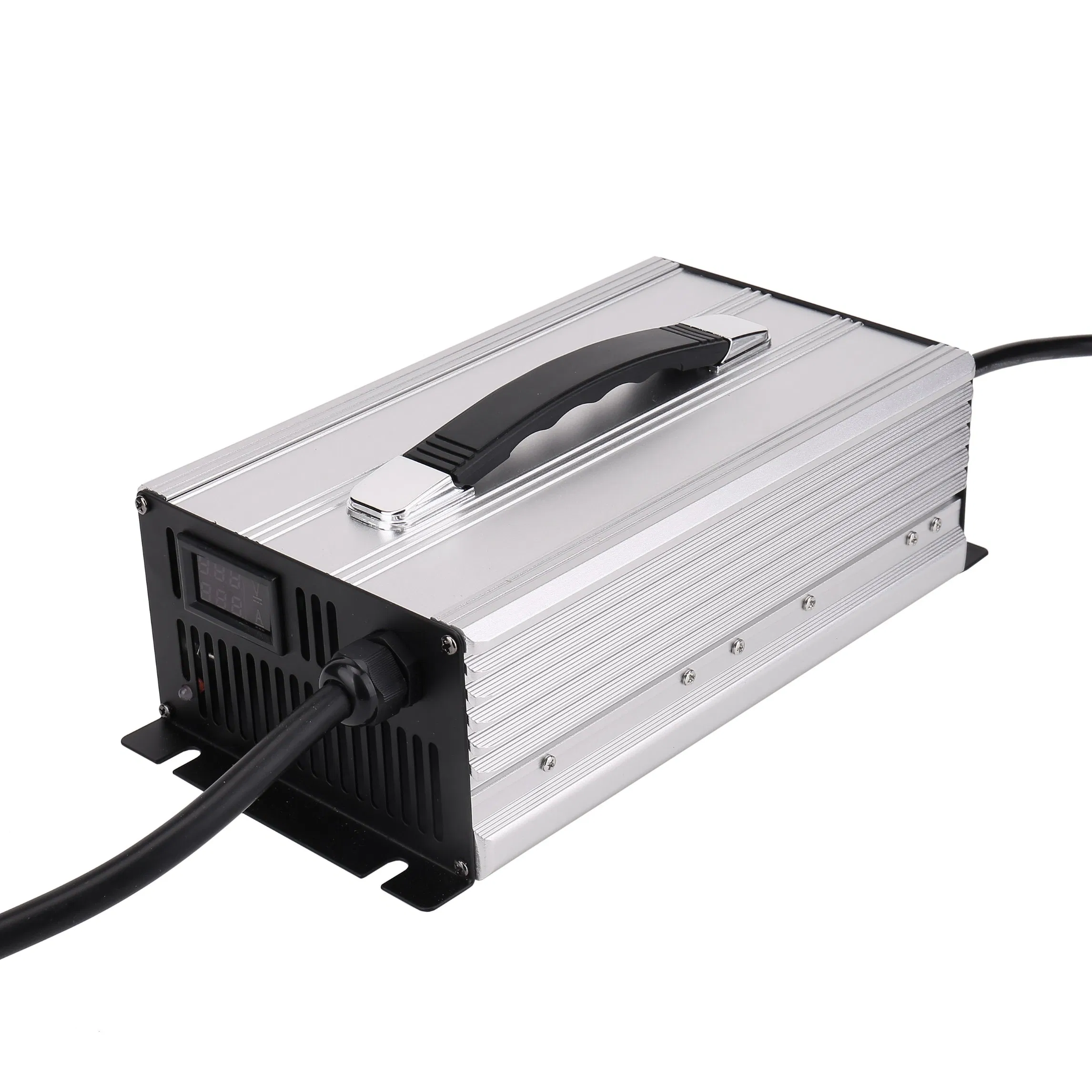 China Manufacture 12V 30A Universal Smart Portable 12 Volt Four Phase Lead Acid Battery Charger with Idital Display