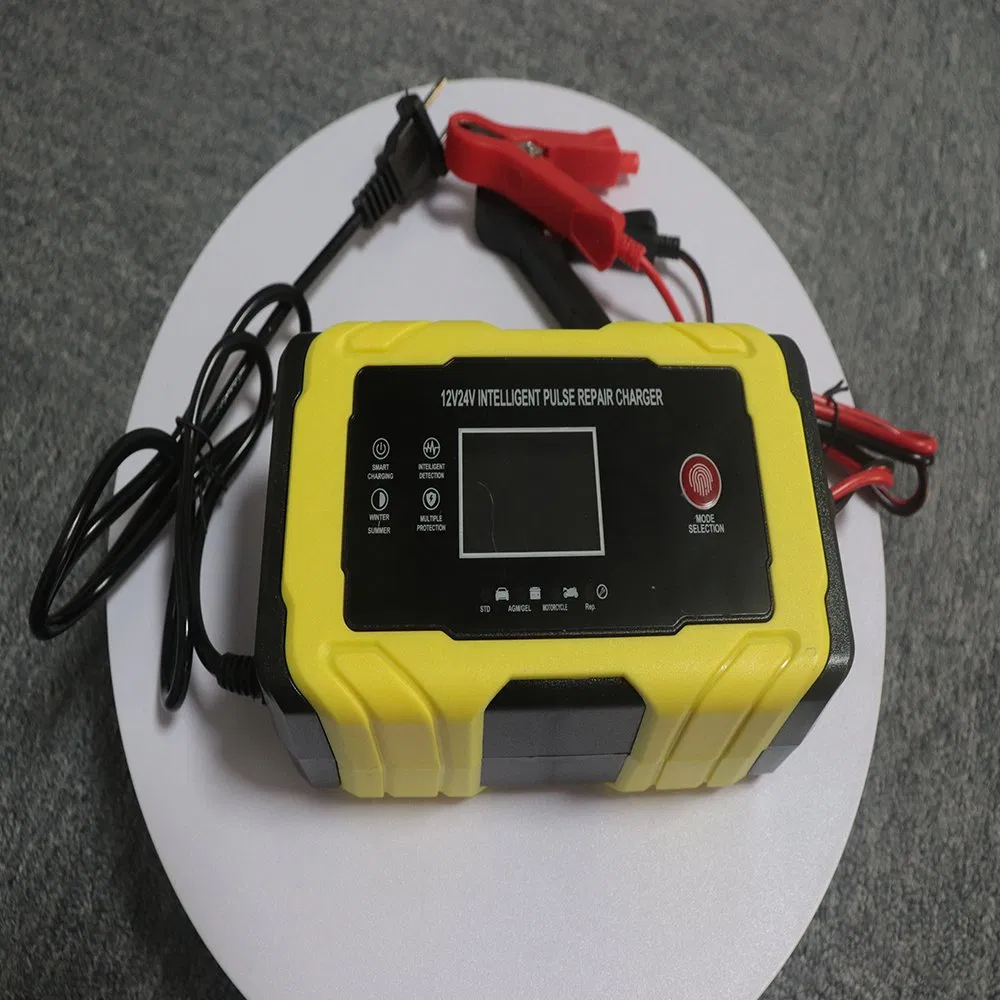 12V10A 24V5a Electric Intelligent Pulse Repair Charger Automatic Smart Rechargeable AGM Gel Car Battery Charger