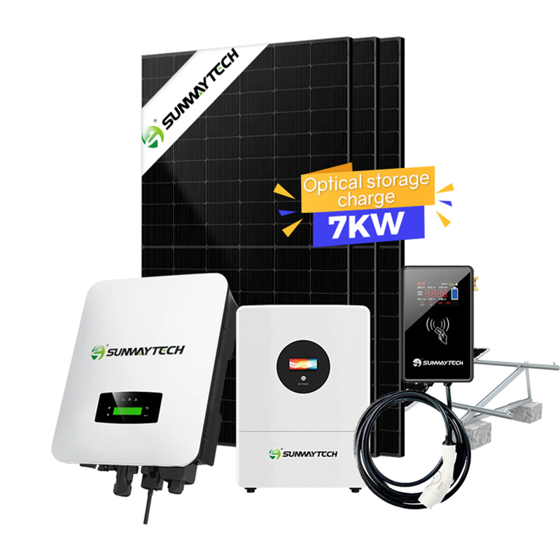 Sunway Hot Sale Home Solar System 5kw 7kw 8kw Hybrid Solar System Provide One Stop Solar Solution with EV Charger Provide One Stop Solar Solution
