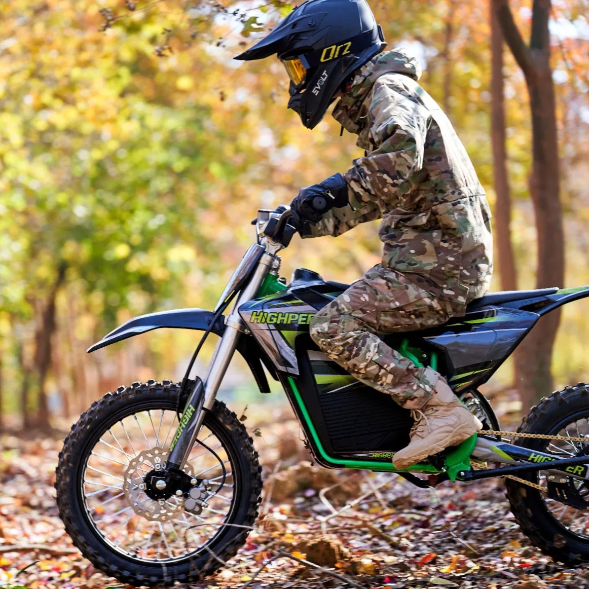 72V30ah Lithium Battery off Road for Adults Electric Pit Bike Dirt Bike