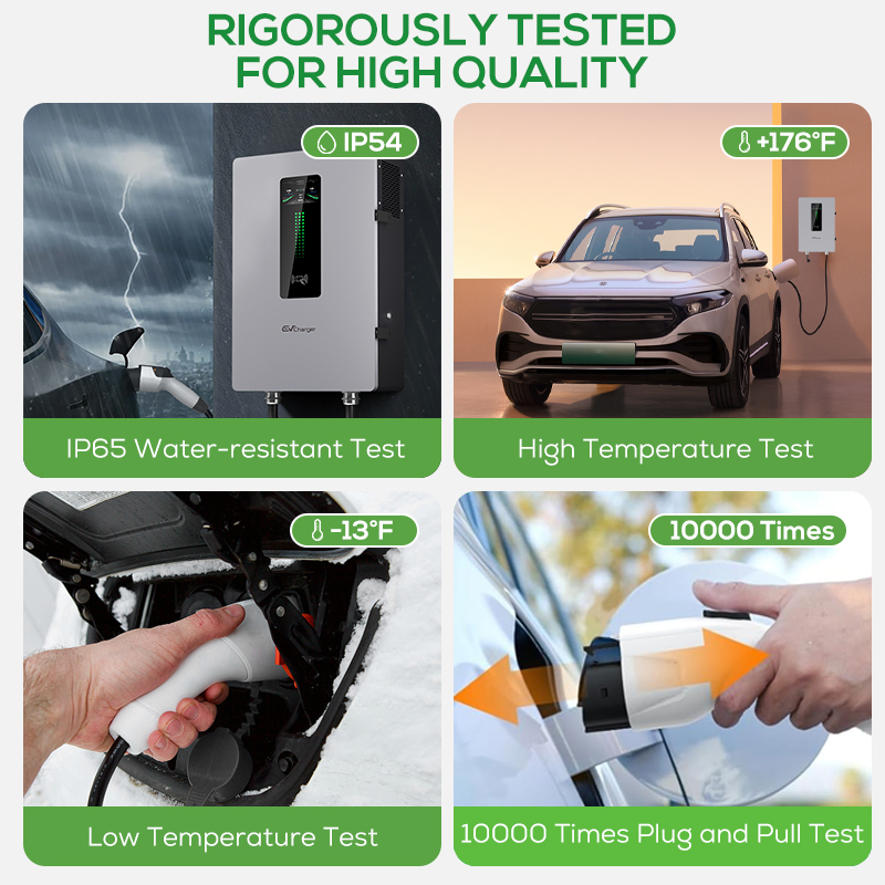 Ovrod 40kw Fast DC Home Electric Car EV Charger Wall-Mounted 100A E V Charging Stations with Inverters GB/T Fast Charging System