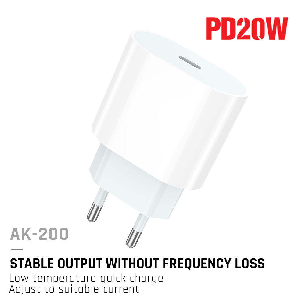 EU UK Us 20W Portable Travel Power Adapter 5V2a Fast Charging