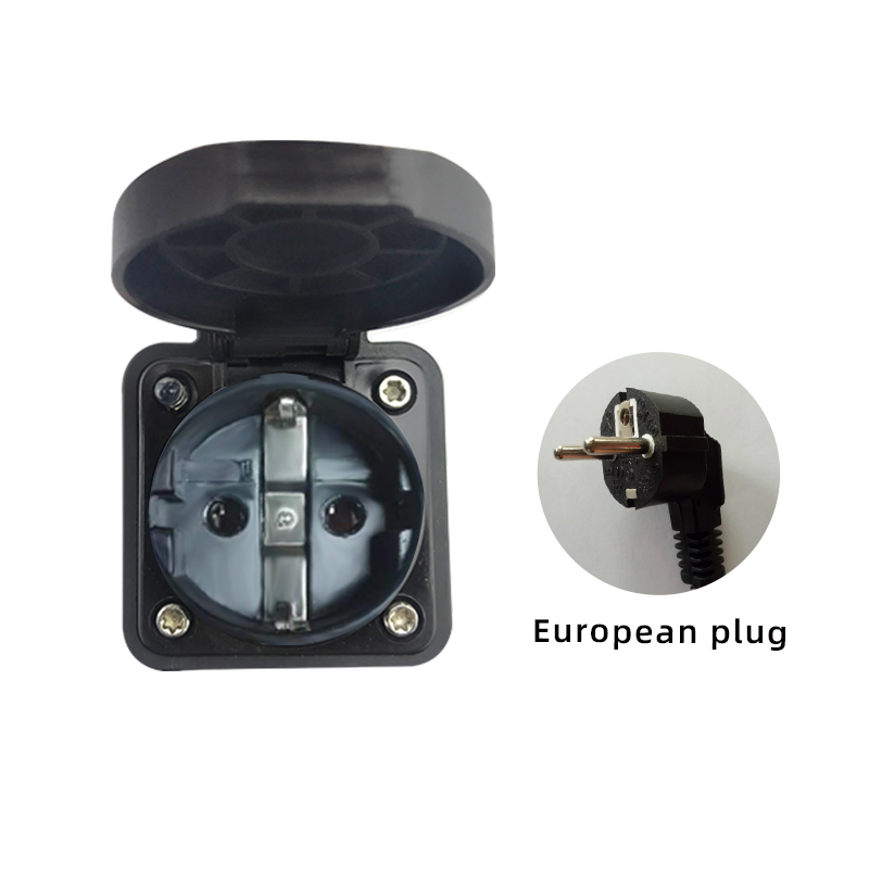 Portable Type 1 V2l Adapter 16A 380V EV Discharging Power Socket for Outdoor Travel Small Appliances Laptops Scooters