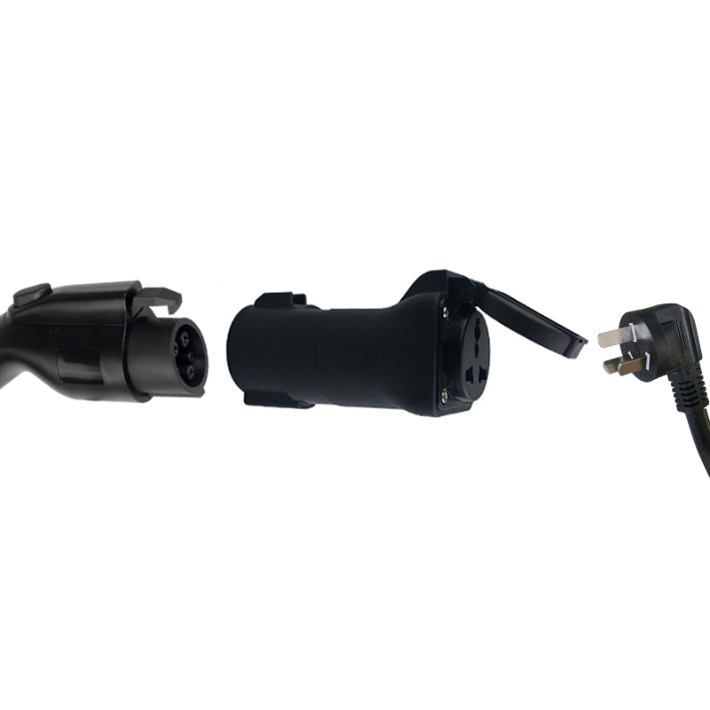 Portable Type 1 V2l Adapter 16A 380V EV Discharging Power Socket for Outdoor Travel Small Appliances Laptops Scooters