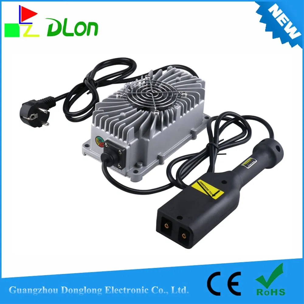 300W 48V 5A Golf Cart Flat Angle Head Smart Aluminum Alloy Pulse Repair Charger Factory Wholesale