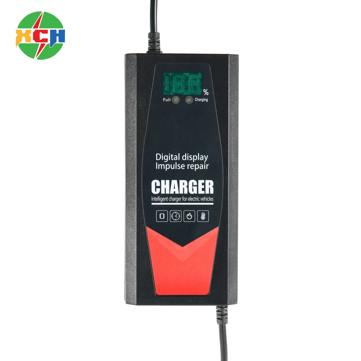 Smart 60V 4A Automatic Battery Charger for Lead Acid, 73.5V Output, Auto-Shutoff &amp; Overcharge Protection