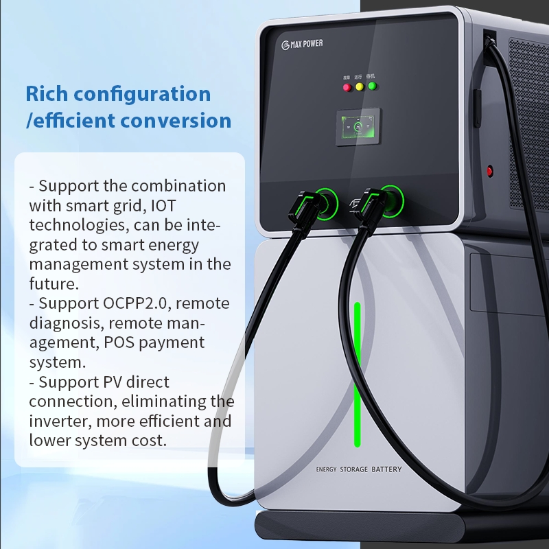 Evse Manufacturers Gbt Mobile Battery Storage Power Bank 60kw EV Car DC Charger Fast Charging Station for Road Rescue 60kwh