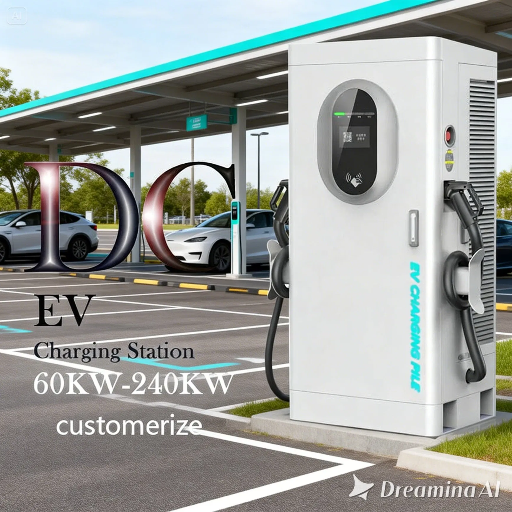 160kw Dual Gun DC EV Charger