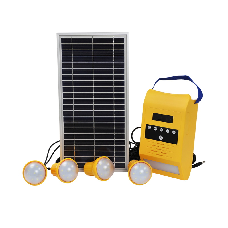 Solar Portable Energy Kit System with Built-in FM
