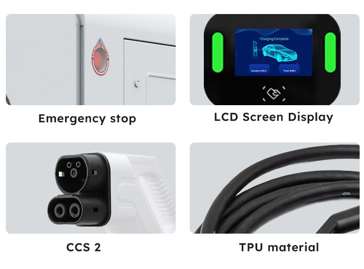 120kw Dccommercial Charging Station Support Ocpp Management System 60kw Fast Charging Station 44kw EV Charger