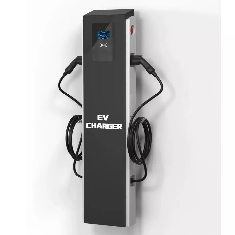 22kw Pedestal Home AC EV Charger with Plugs
