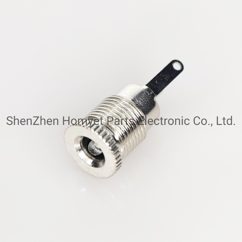 China Connector Supplier Metal Thread DC Power Socket Set Top Box Mobile Power Cigarette Lighter Charging Head