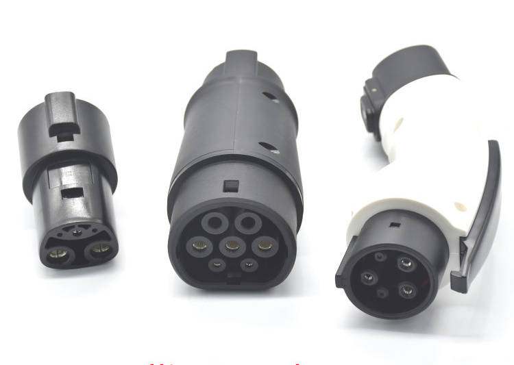 Charging Adapter Type 1 Plug to Tesla 40A Inlet Connector