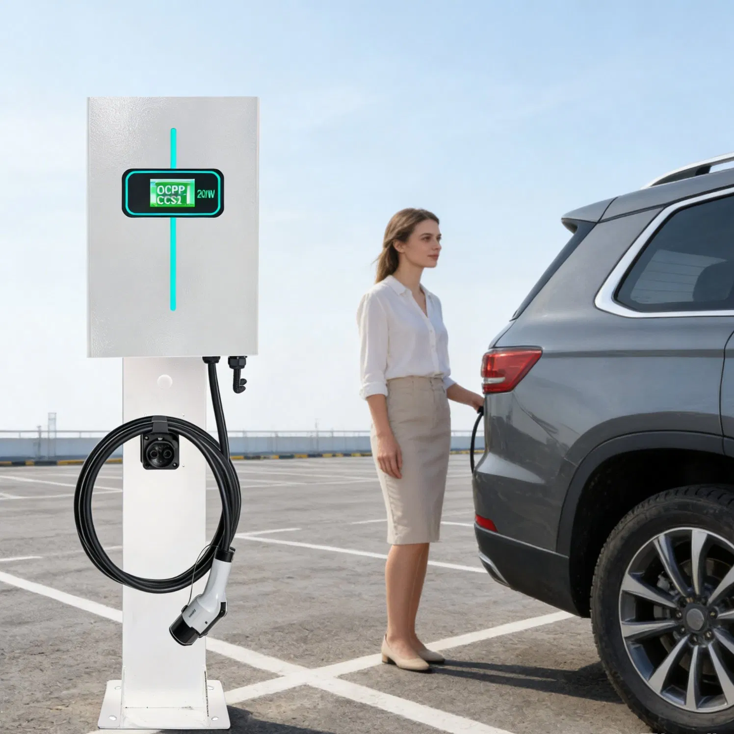 40kw Ocpp CCS2 EV Charging Station for Efficient Fleet Management