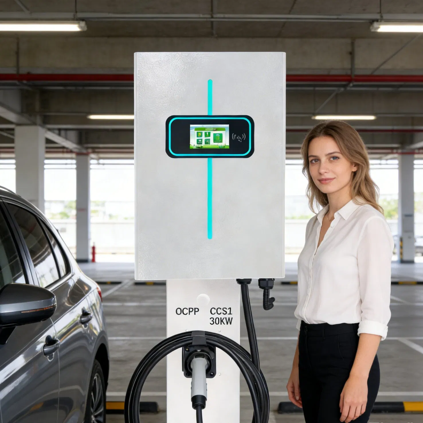 40kw Ocpp CCS2 EV Charging Station for Efficient Fleet Management